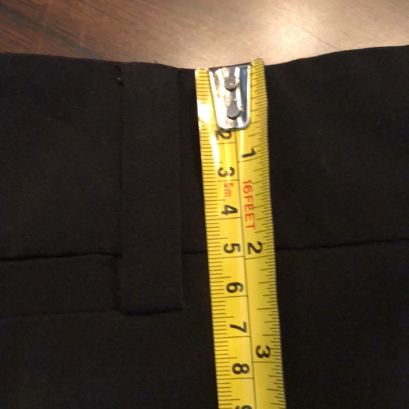 AB Studio Classic black wide leg pants with faux front and back real pockets - Picture 8 of 9